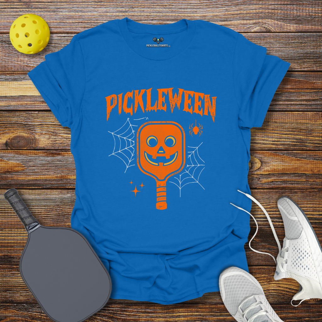 Funny Halloween Pickleball Shirt – Pickleween Paddle Tee