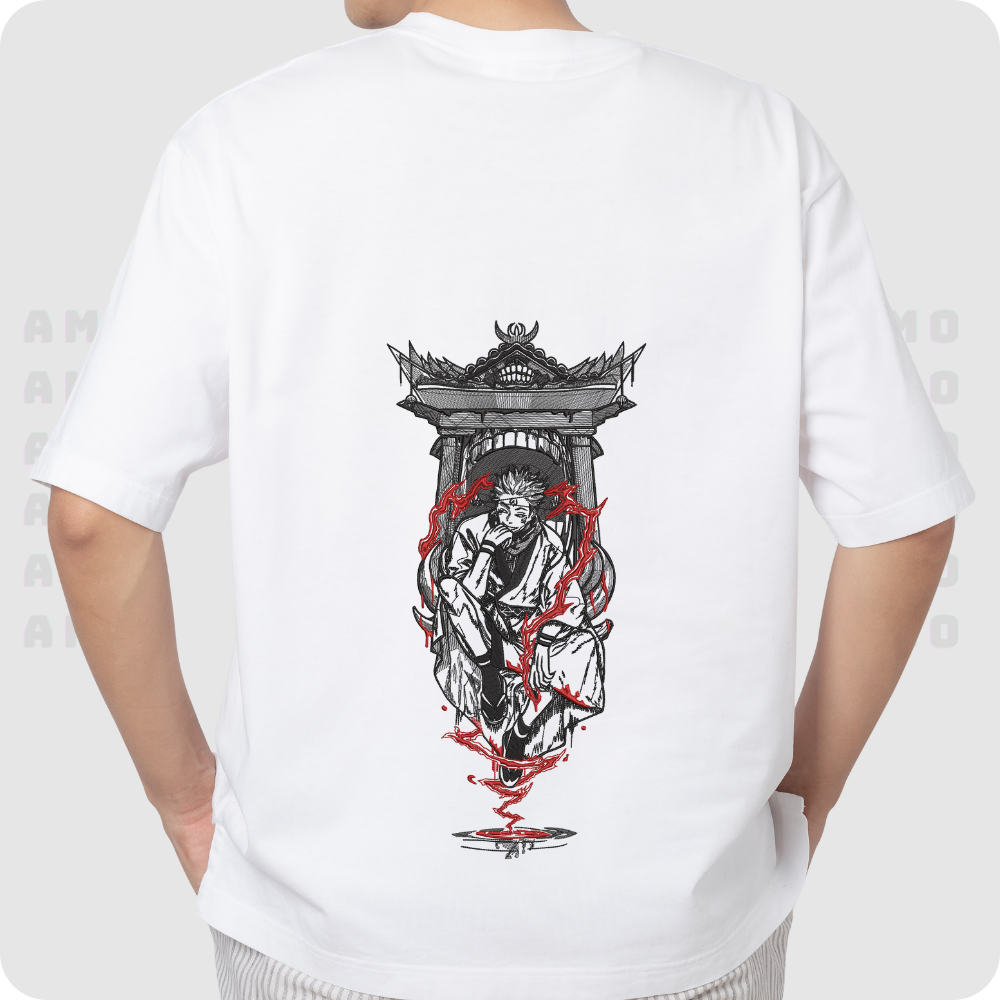 Ryomen Sukuna Jujutsu Kaisen Embroidered T-shirt