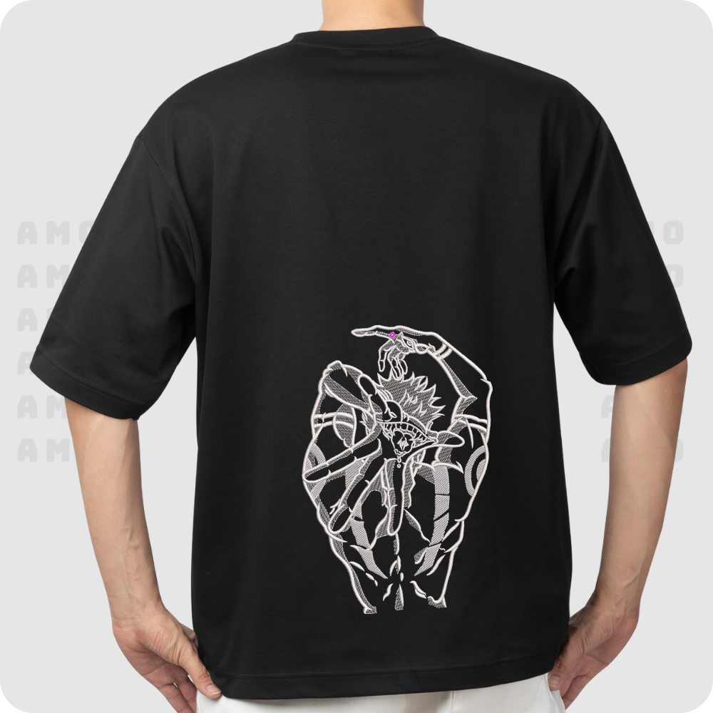 Ryomen Sukuna Jujutsu Kaisen Embroidered T-shirt