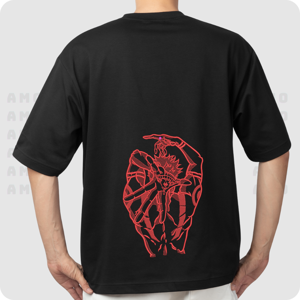 Ryomen Sukuna Jujutsu Kaisen Embroidered T-shirt