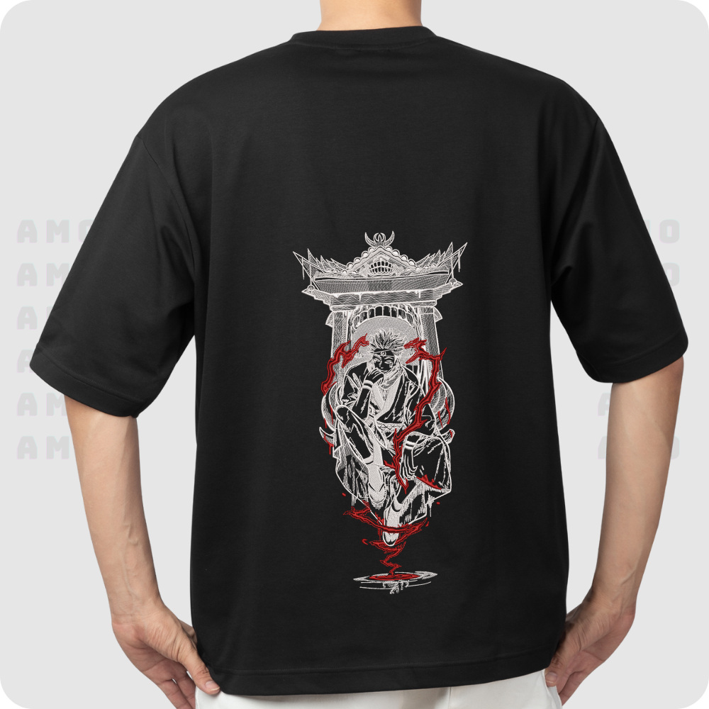 Ryomen Sukuna Jujutsu Kaisen Embroidered T-shirt