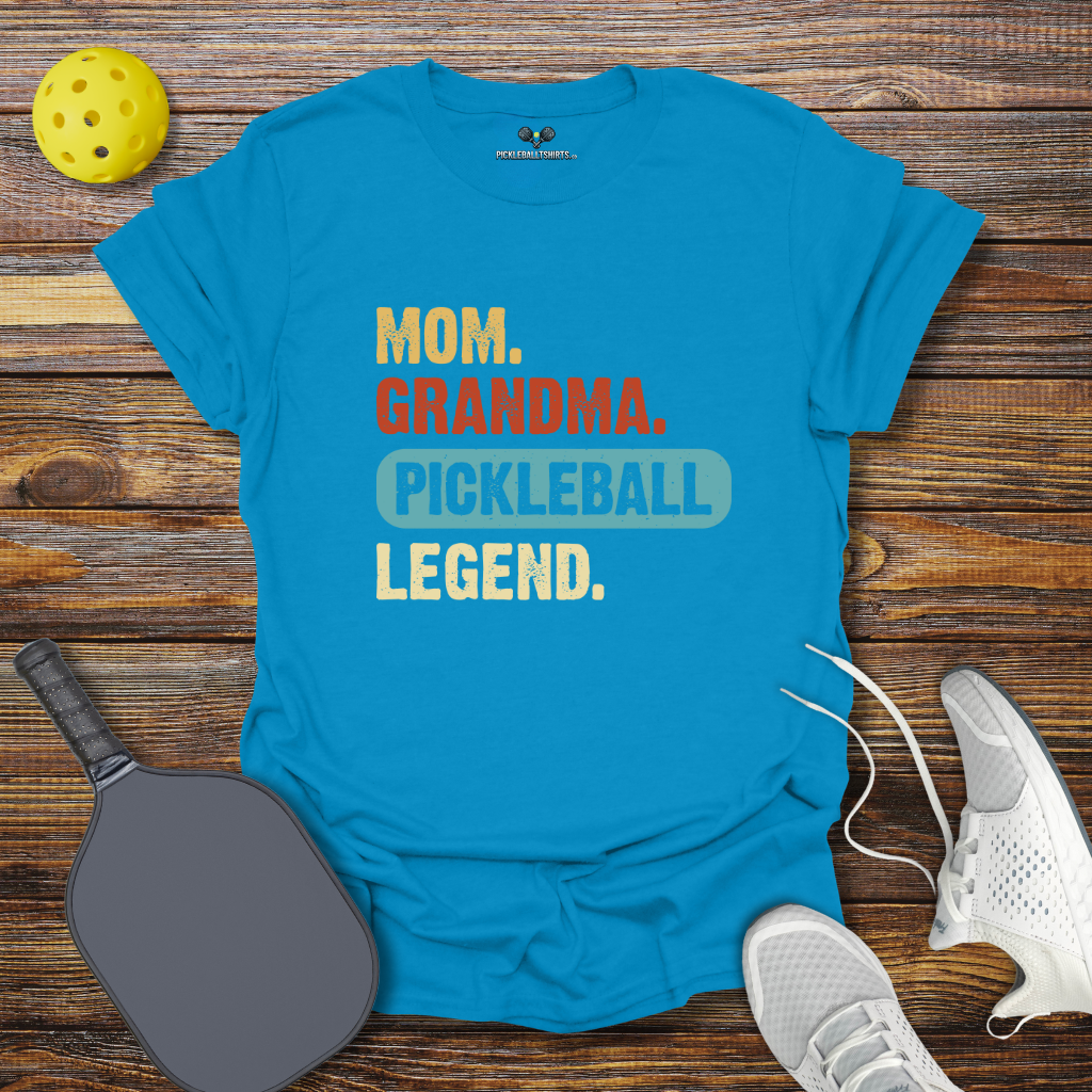 Funny Pickleball Shirt – Mom Grandma Pickleball Legend T-Shirt