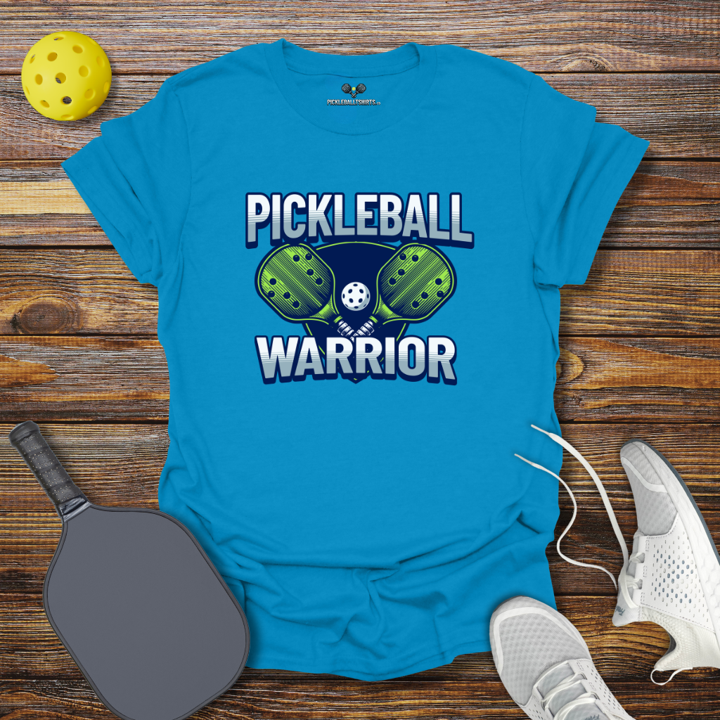 Funny Pickleball Shirt – Pickleball Warrior T-Shirt