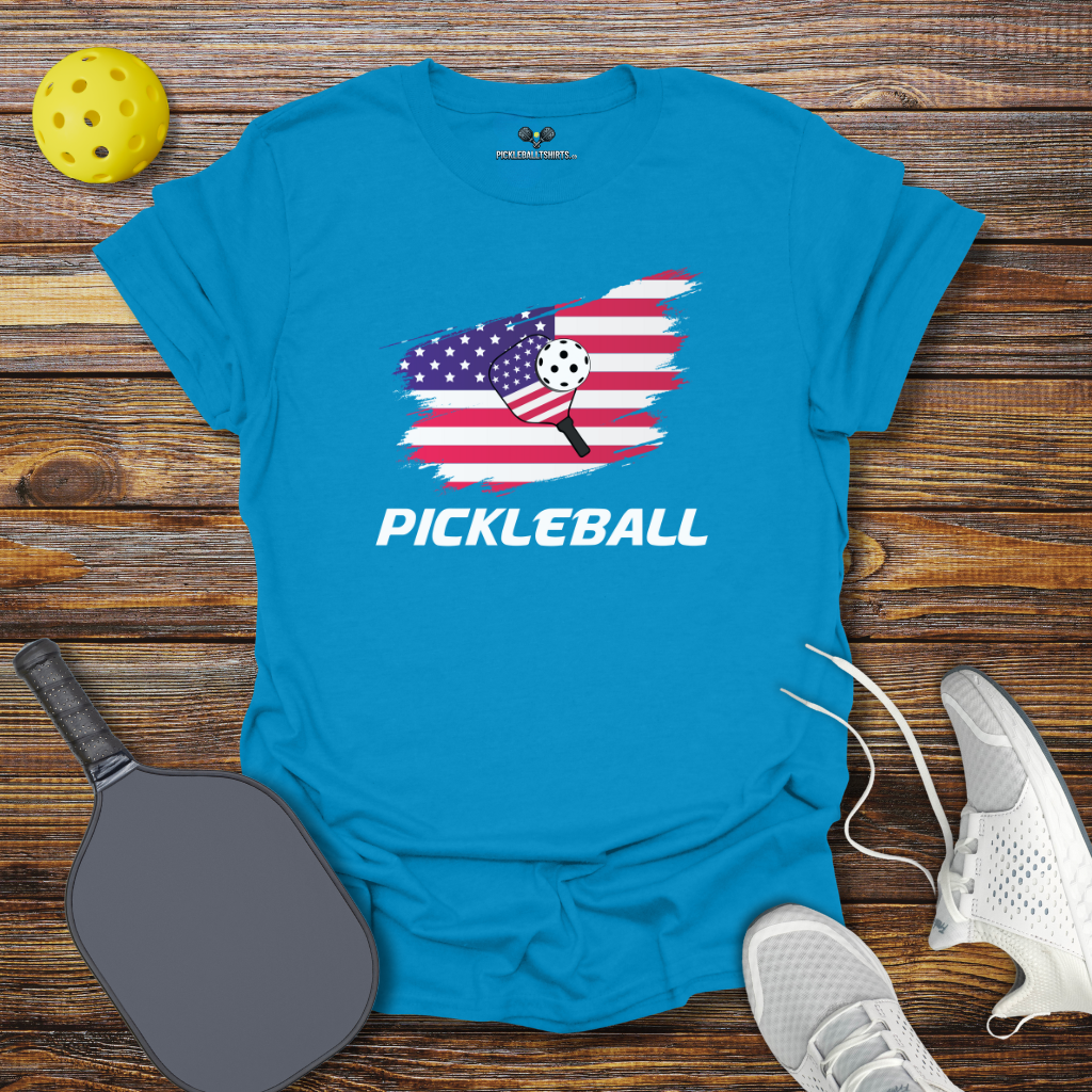 Funny Pickleball Shirt – Pickleball USA T-Shirt