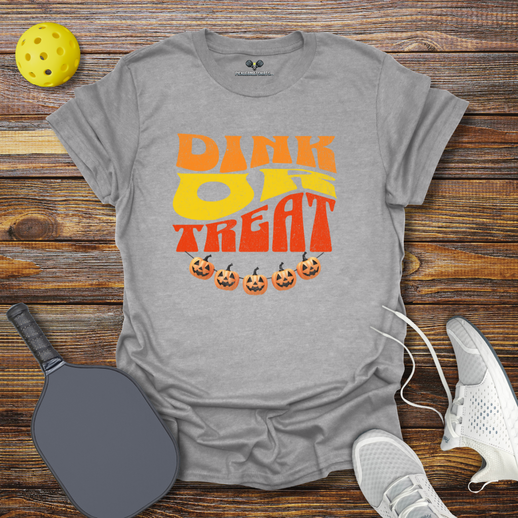 Funny Pickleball Shirt – Dink or Treat Halloween T-Shirt