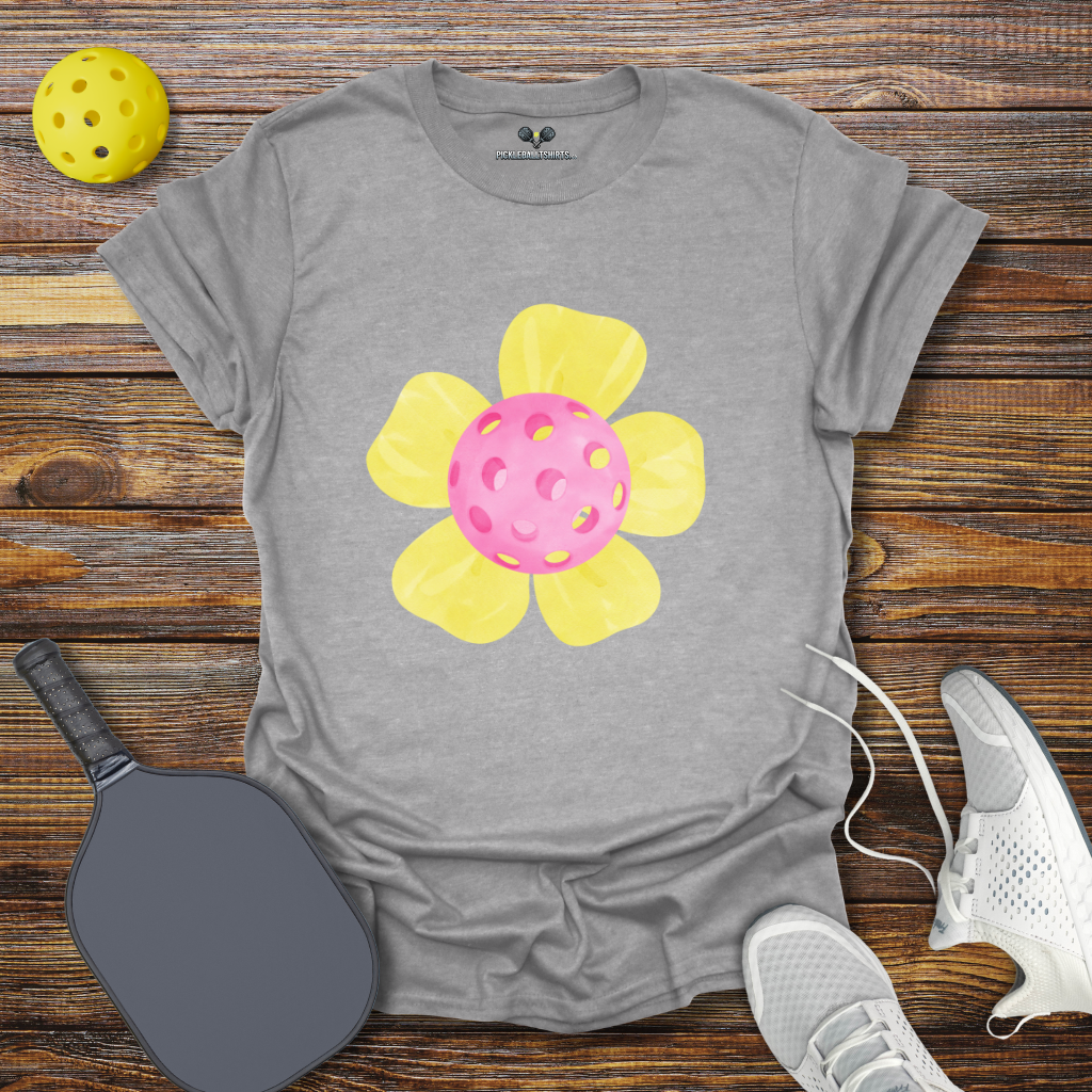 Funny Pickleball Shirt – Pickleball Flower 2 T-Shirt