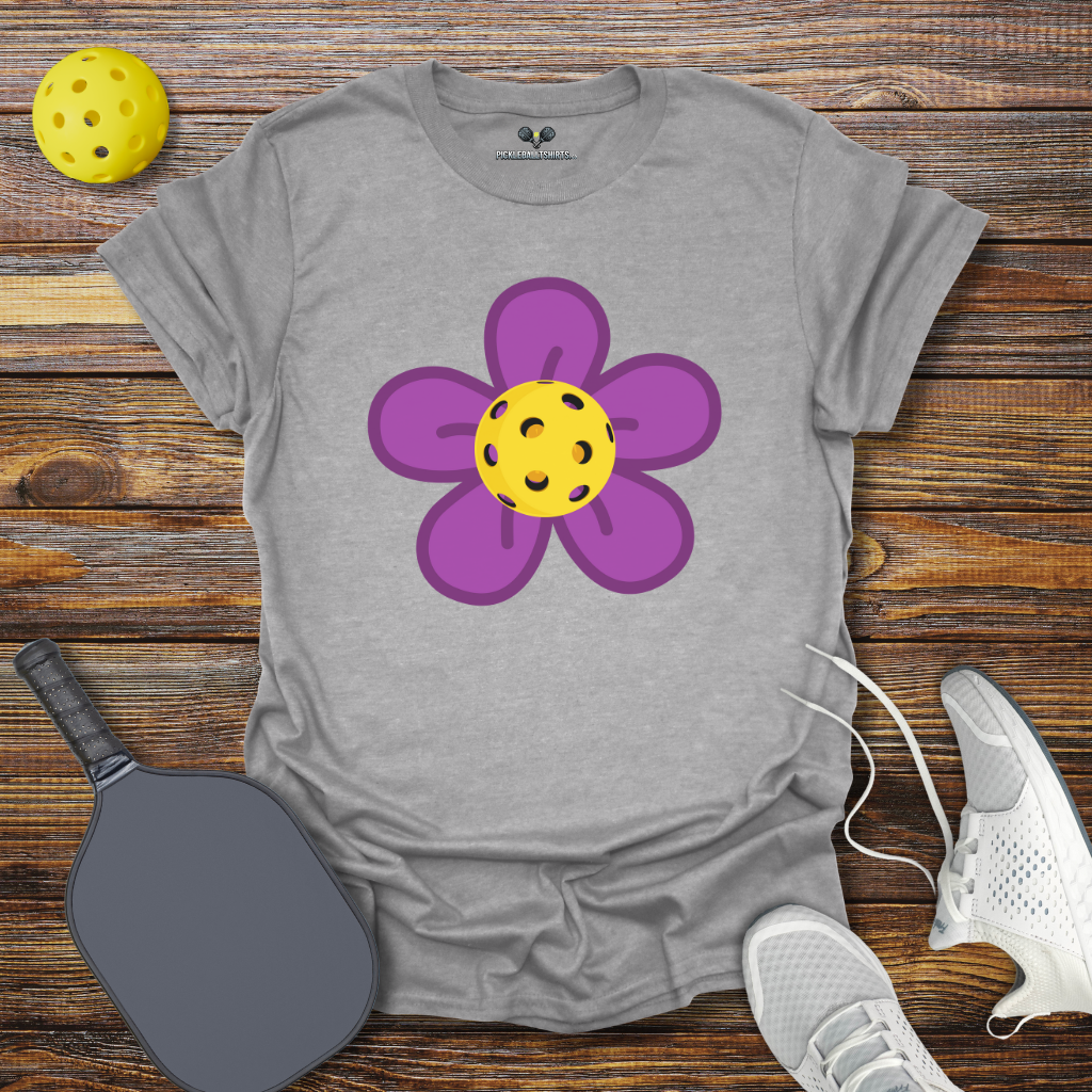 Funny Pickleball Shirt – Pickleball Flower T-Shirt