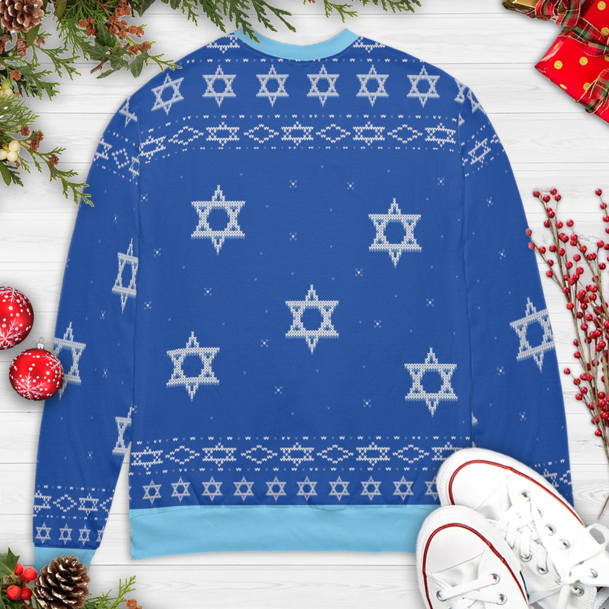 Celebrate Hanukkah Star Trek Ugly Christmas Sweatshirt