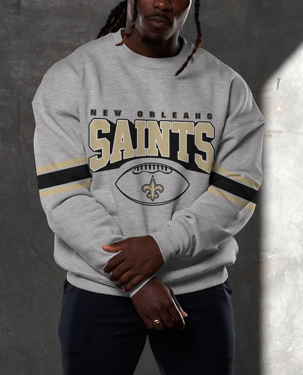 New Orleans Saints 3D Limited Edition Crew Neck sweatshirt