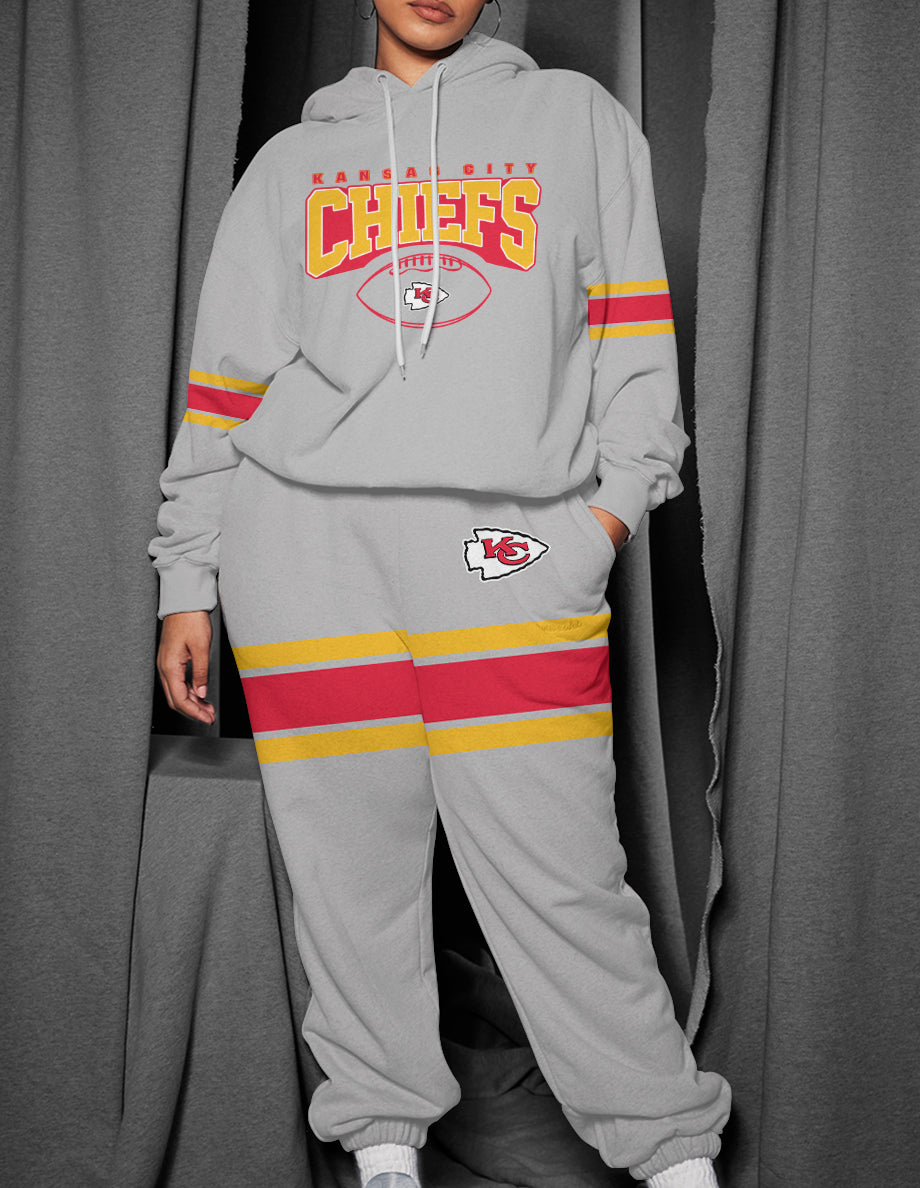 Kansas City Chiefs 3D Printed Pullover Hoodie And Sweatpant 2pcs Tracksuits