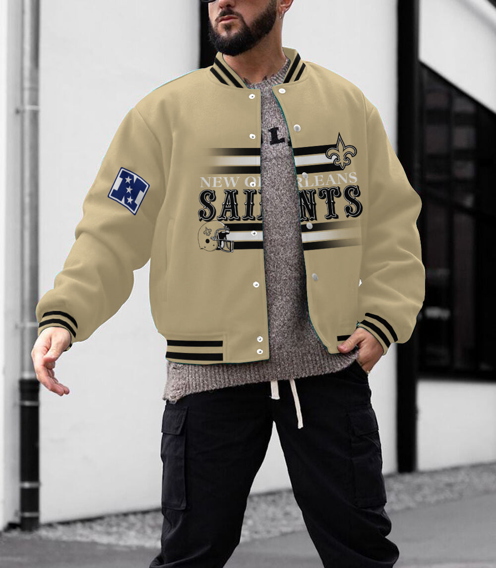 New Orleans Saints Men's Limited Edition Full-Snap Casual Jacket
