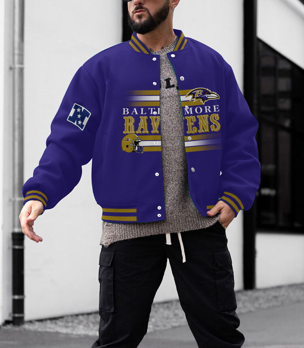 Baltimore Ravens Men's Limited Edition Full-Snap Casual Jacket