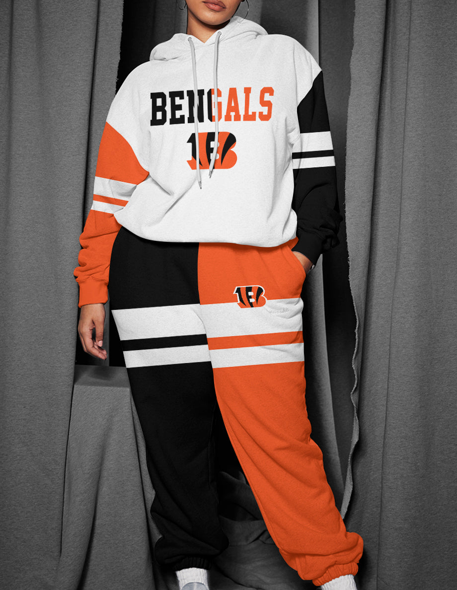 Cincinnati Bengals 3D Printed Pullover Hoodie And Sweatpant 2pcs Tracksuits