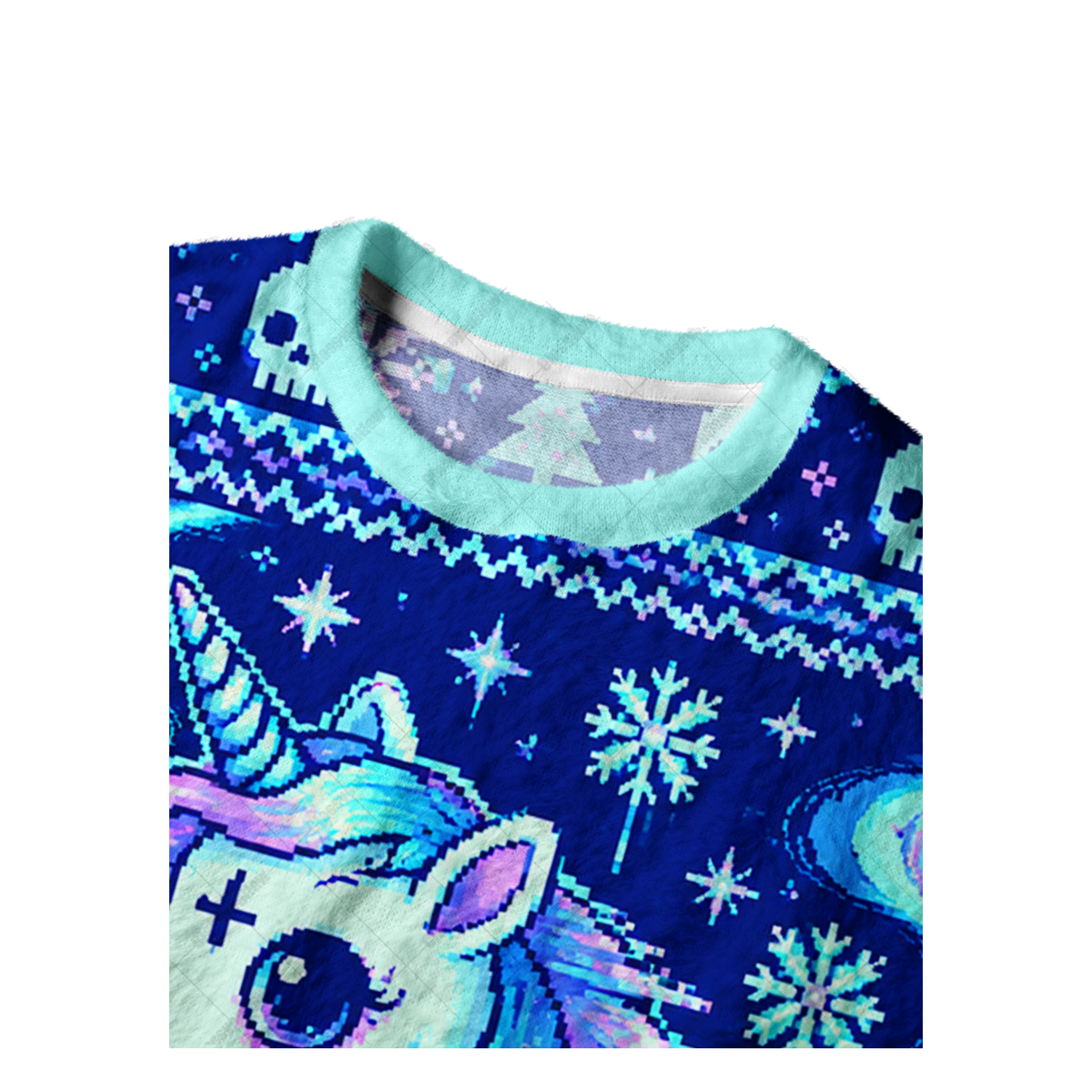 DARK UNICORN UGLY CHRISTMAS SWEATSHIRT — image 3