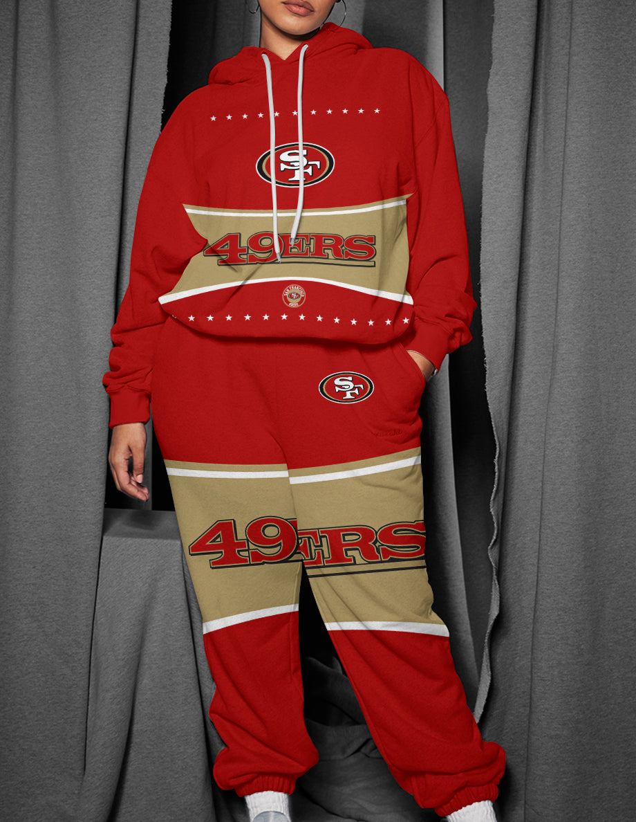 San Francisco 49ers 3D Printed Pullover Hoodie And Sweatpant 2pcs Tracksuits