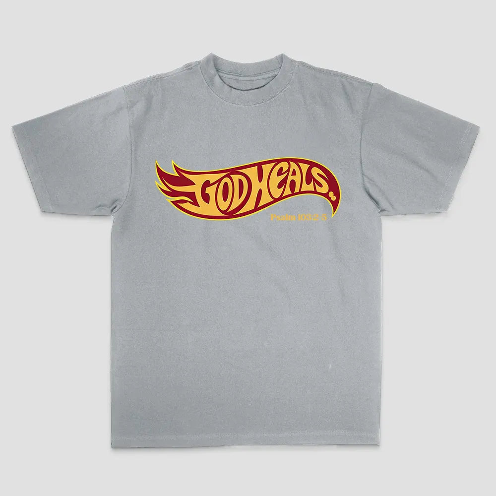 God Heals Psalm 103:2-5 Printed Men's T-shirt