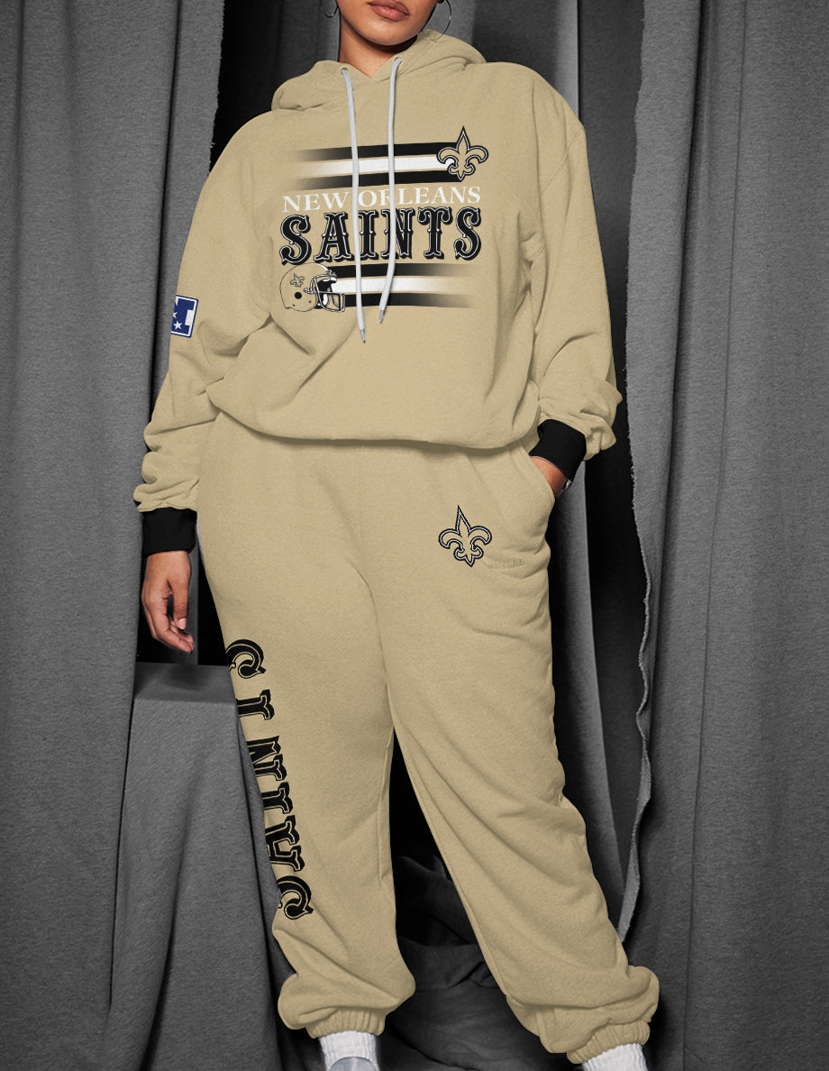 New Orleans Saints 3D Printed Pullover Hoodie And Sweatpant 2pcs Tracksuits