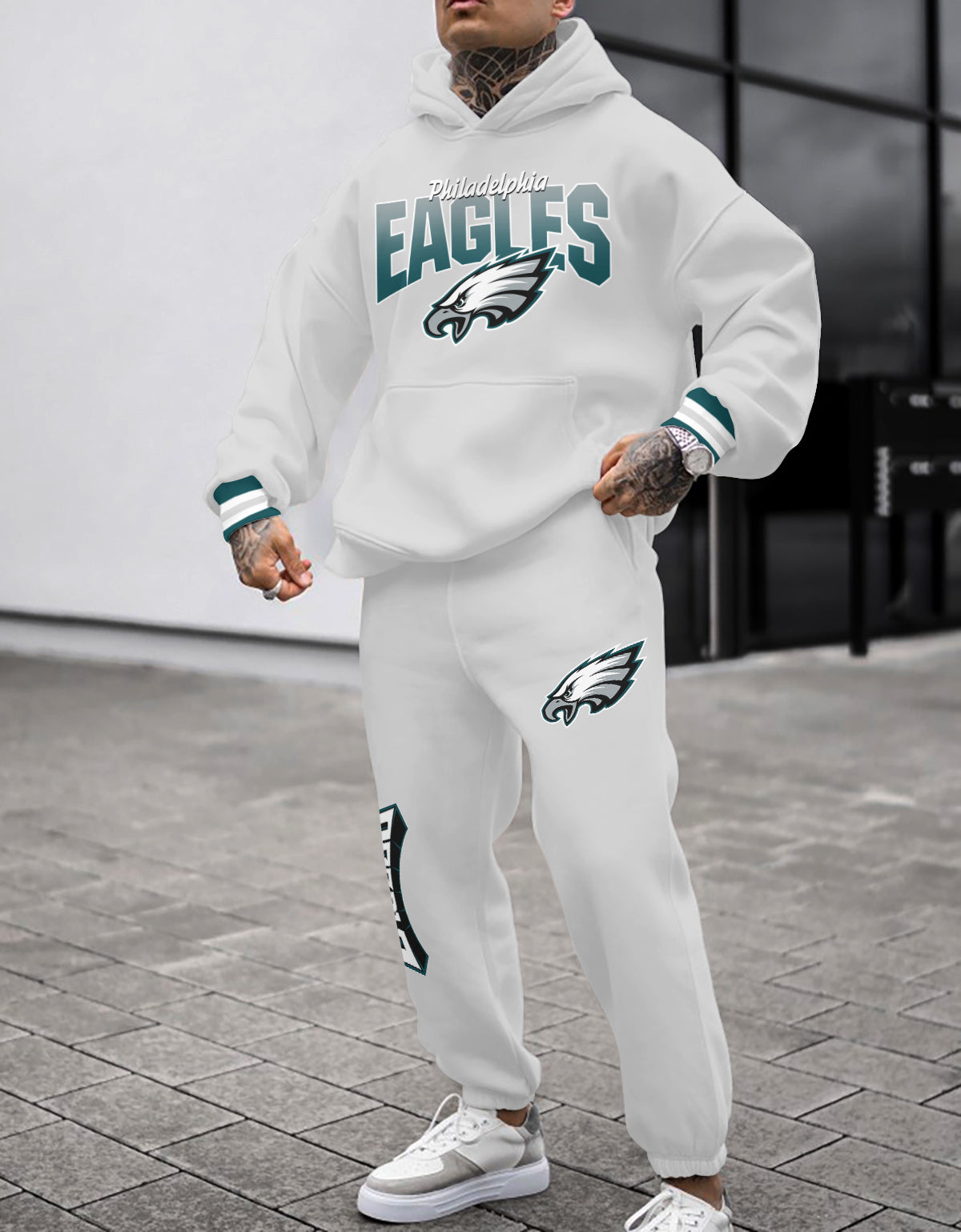 Philadelphia Eagles 3D Printed Pullover Hoodie And Sweatpant 2pcs Tracksuits