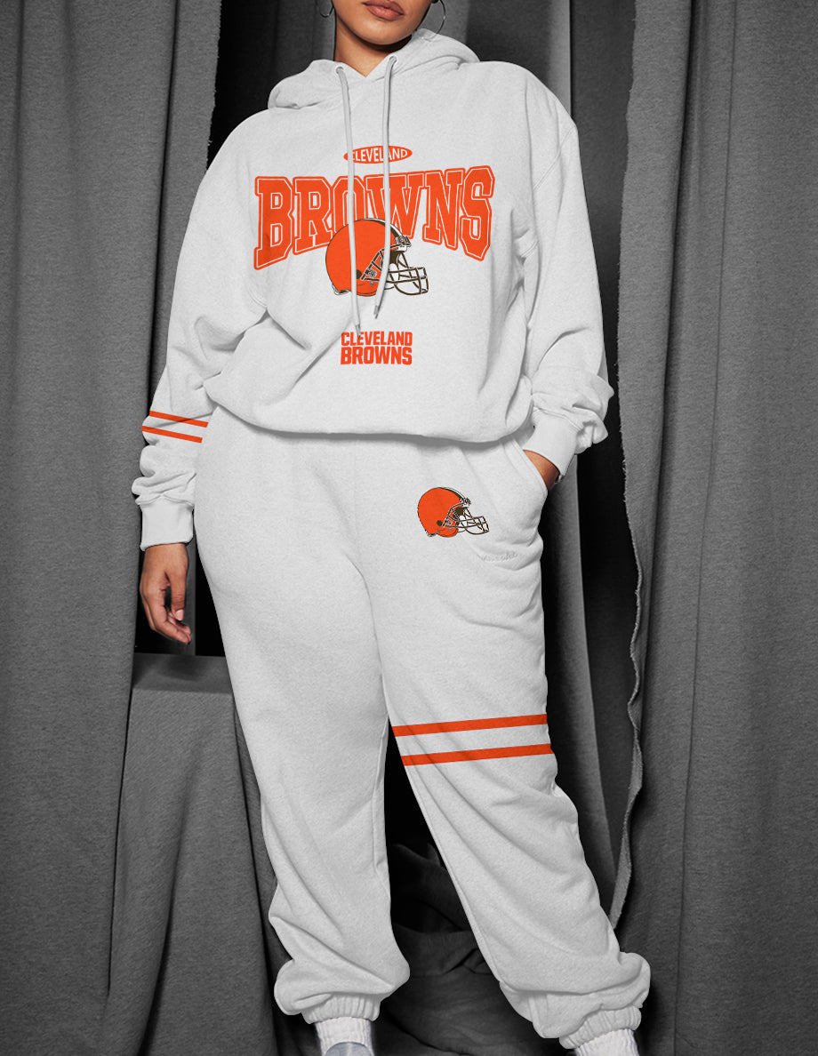 Cleveland Browns 3D Printed Pullover Hoodie And Sweatpant 2pcs Tracksuits