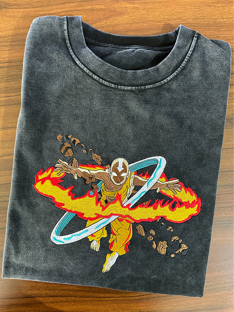 Aang Embroidery Tee
