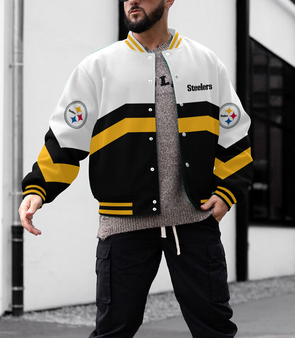 Pittsburgh Steelers Men's Limited Edition Full-Snap Casual Jacket