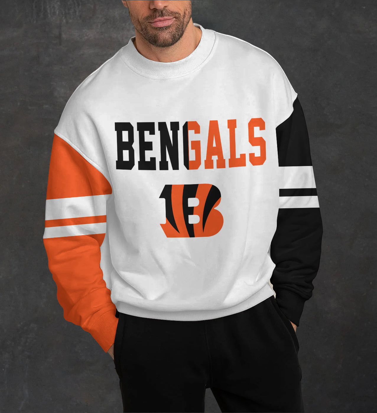 Cincinnati Bengals 3D Limited Edition Crew Neck sweatshirt