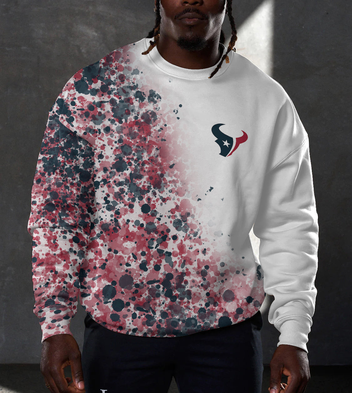 Houston Texans 3D Limited Edition Crew Neck sweatshirt