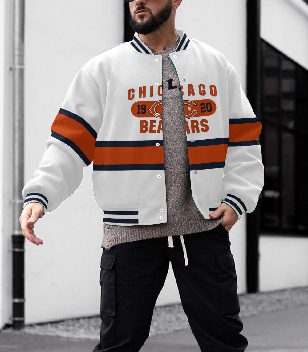 Chicago Bears Men's Limited Edition Full-Snap Casual Jacket