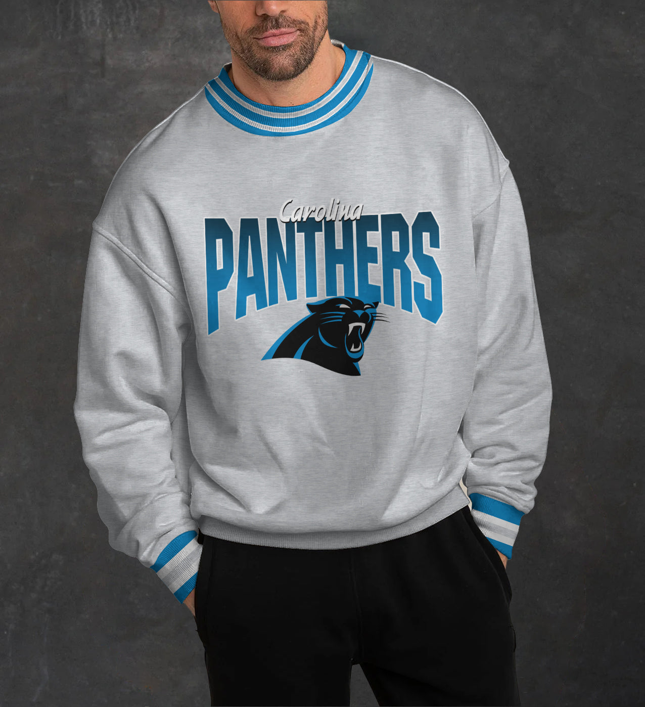 Carolina Panthers 3D Limited Edition Crew Neck sweatshirt
