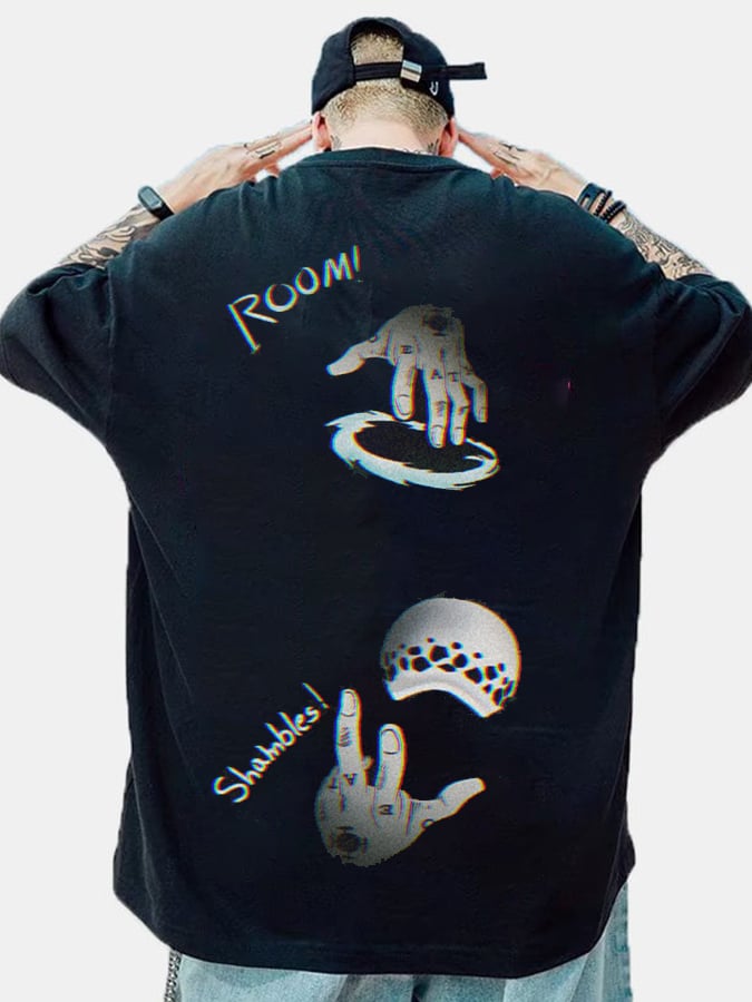 Men's Hip Hop Print T-Shirt
