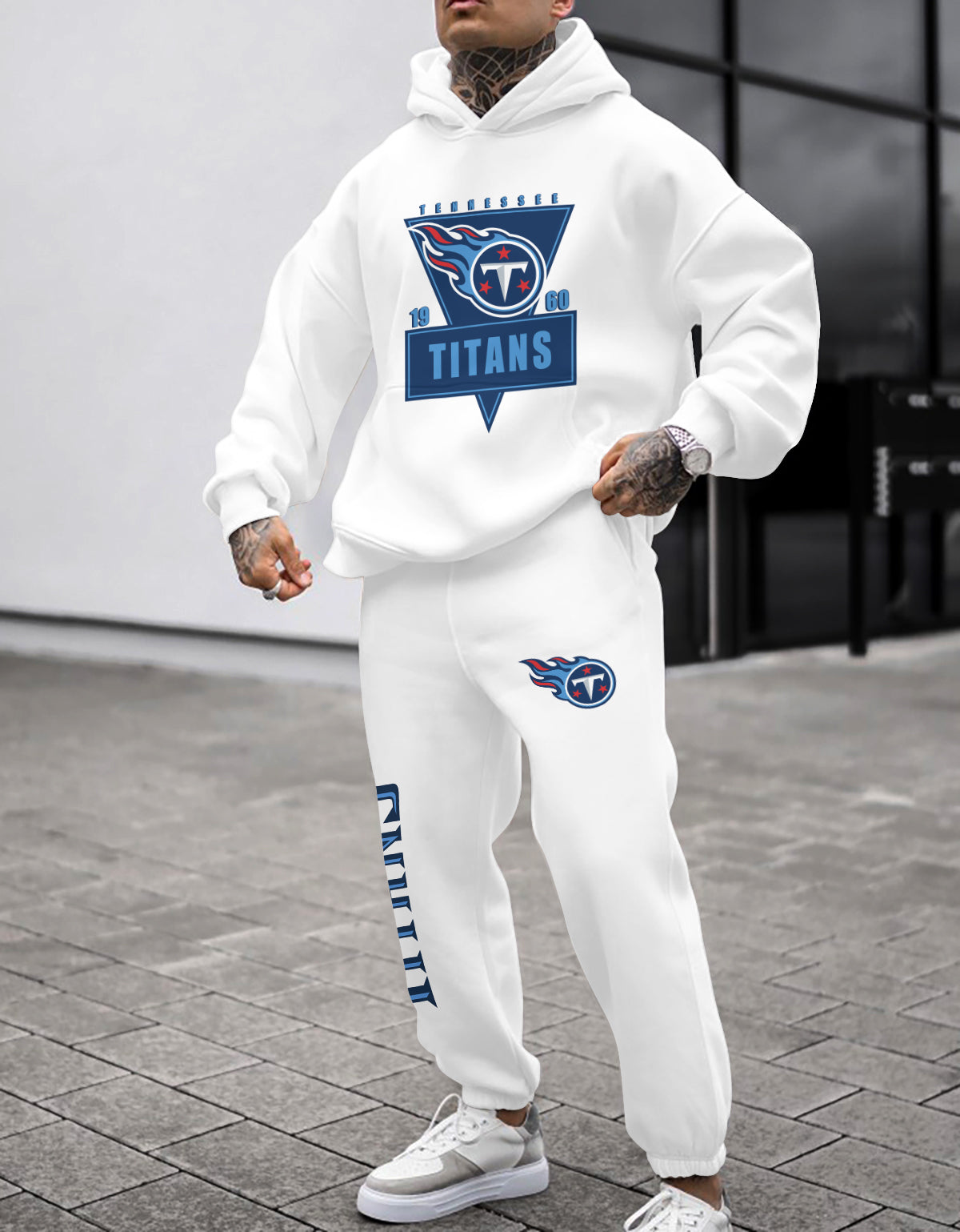 Tennessee Titans 3D Printed Pullover Hoodie And Sweatpant 2pcs Tracksuits