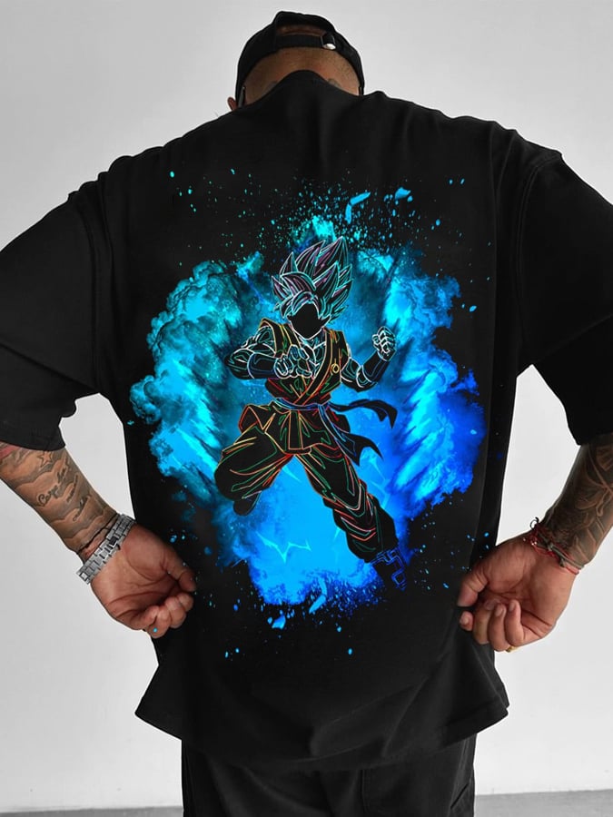 Men's Fashion Print Short Sleeve T-Shirt