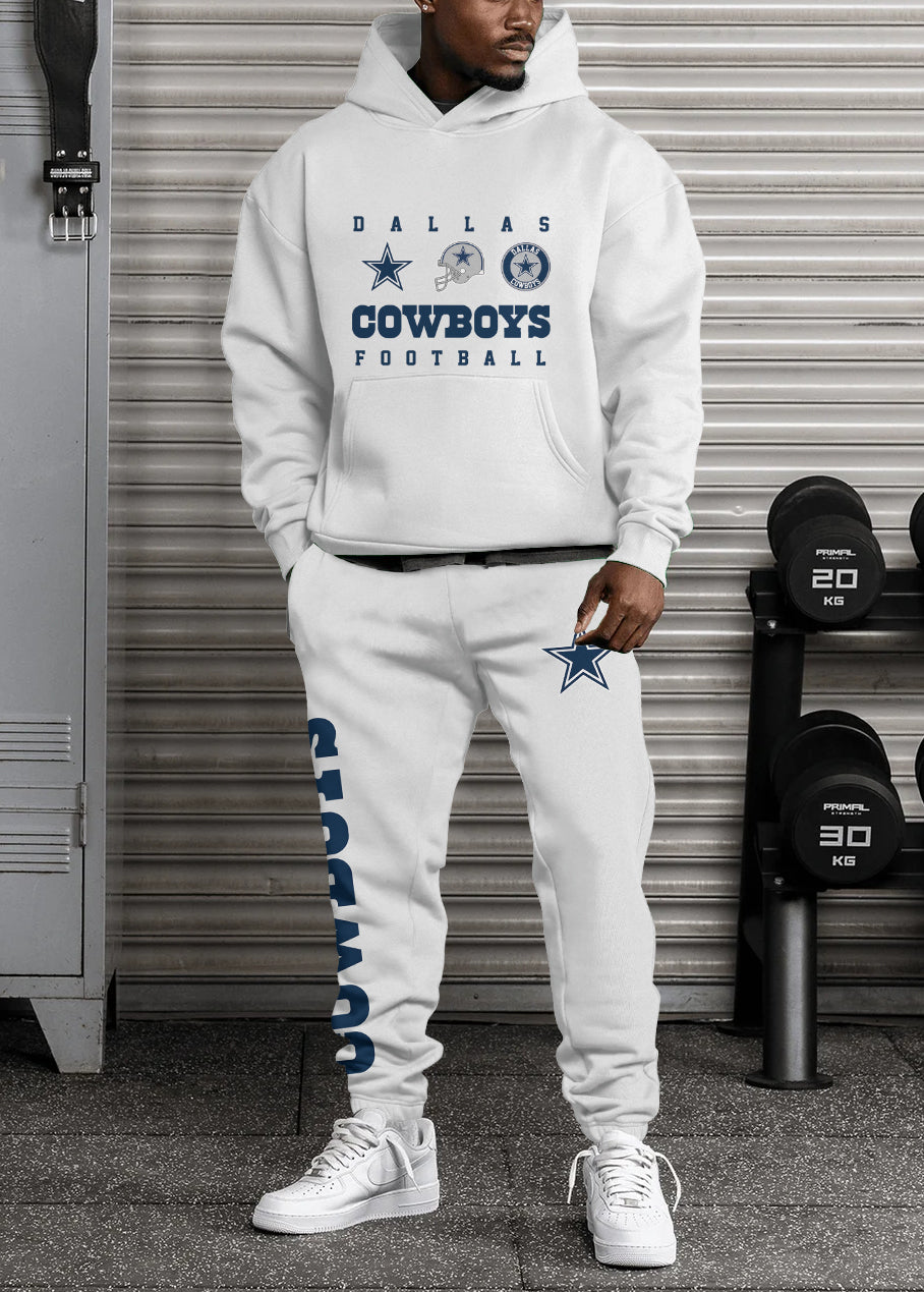 Dallas Cowboys 3D Printed Pullover Hoodie And Sweatpant 2pcs Tracksuits