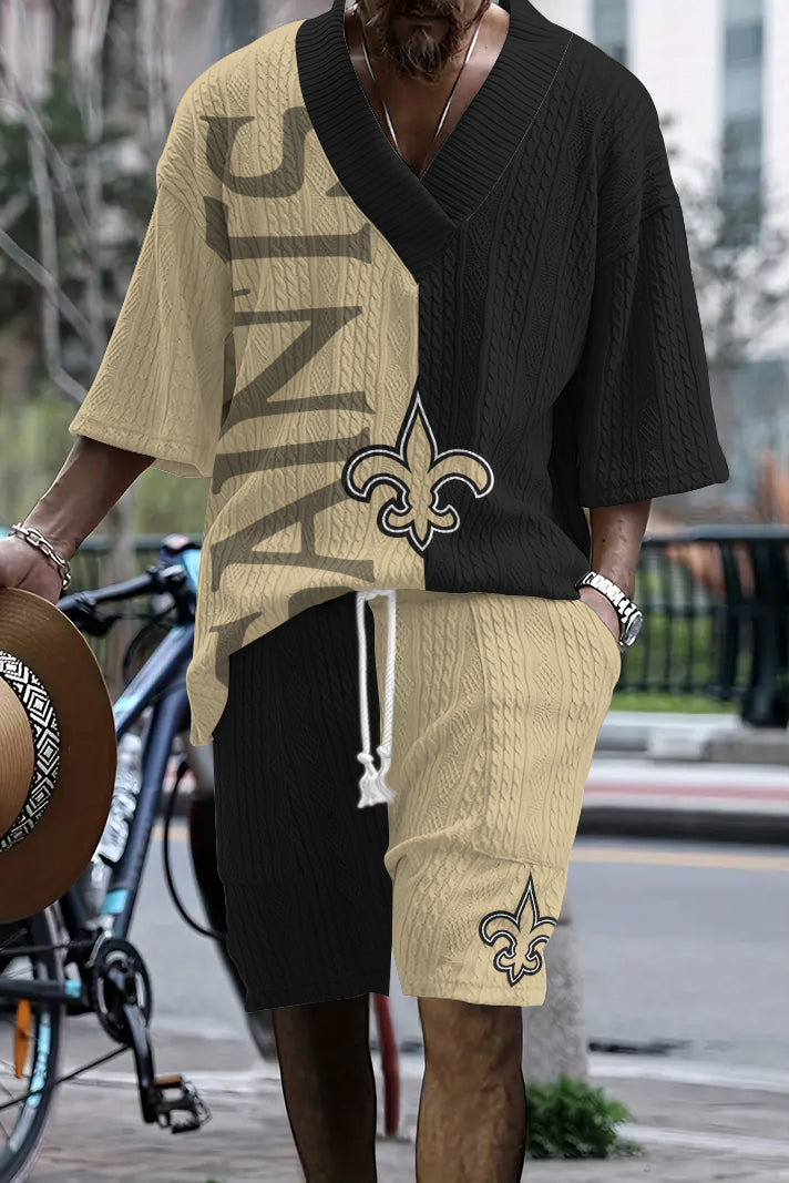 New Orleans Saints Limited Edition Top And Shorts Two-Piece Suits