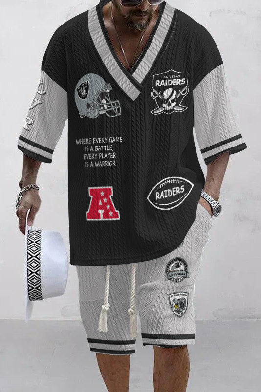 Las Vegas Raiders
Limited Edition Top And Shorts Two-Piece Suits