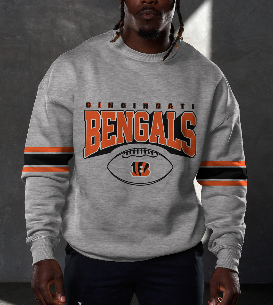 Cincinnati Bengals 3D Limited Edition Crew Neck sweatshirt