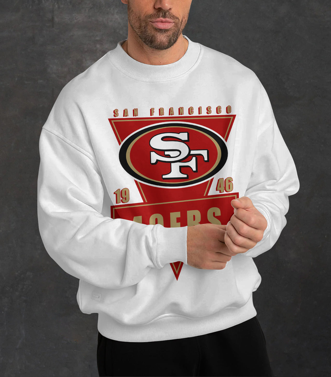 San Francisco 49ers 3D Limited Edition Crew Neck sweatshirt