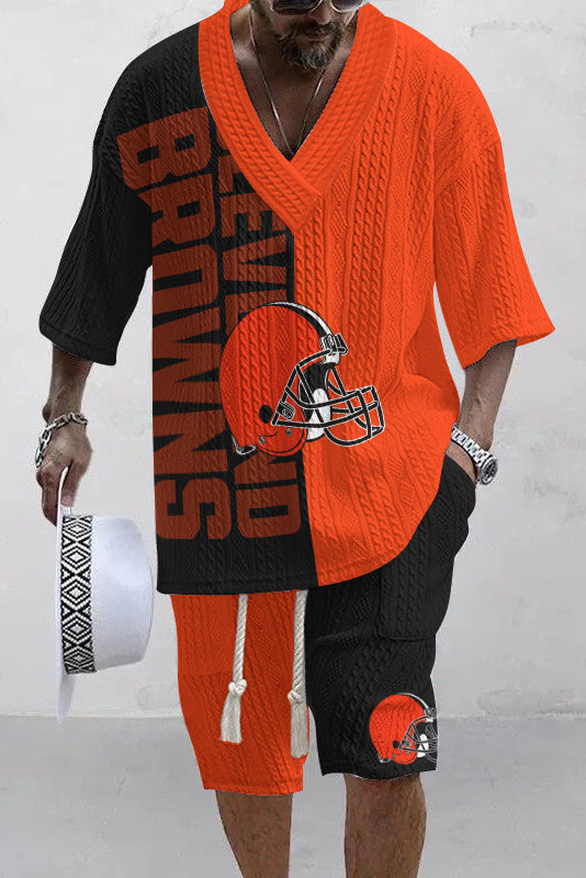 Cleveland Browns Limited Edition Top And Shorts Two-Piece Suits