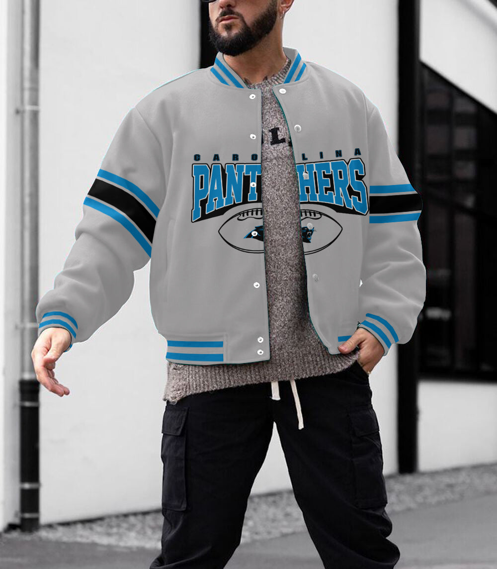 Carolina Panthers Men's Limited Edition Full-Snap Casual Jacket