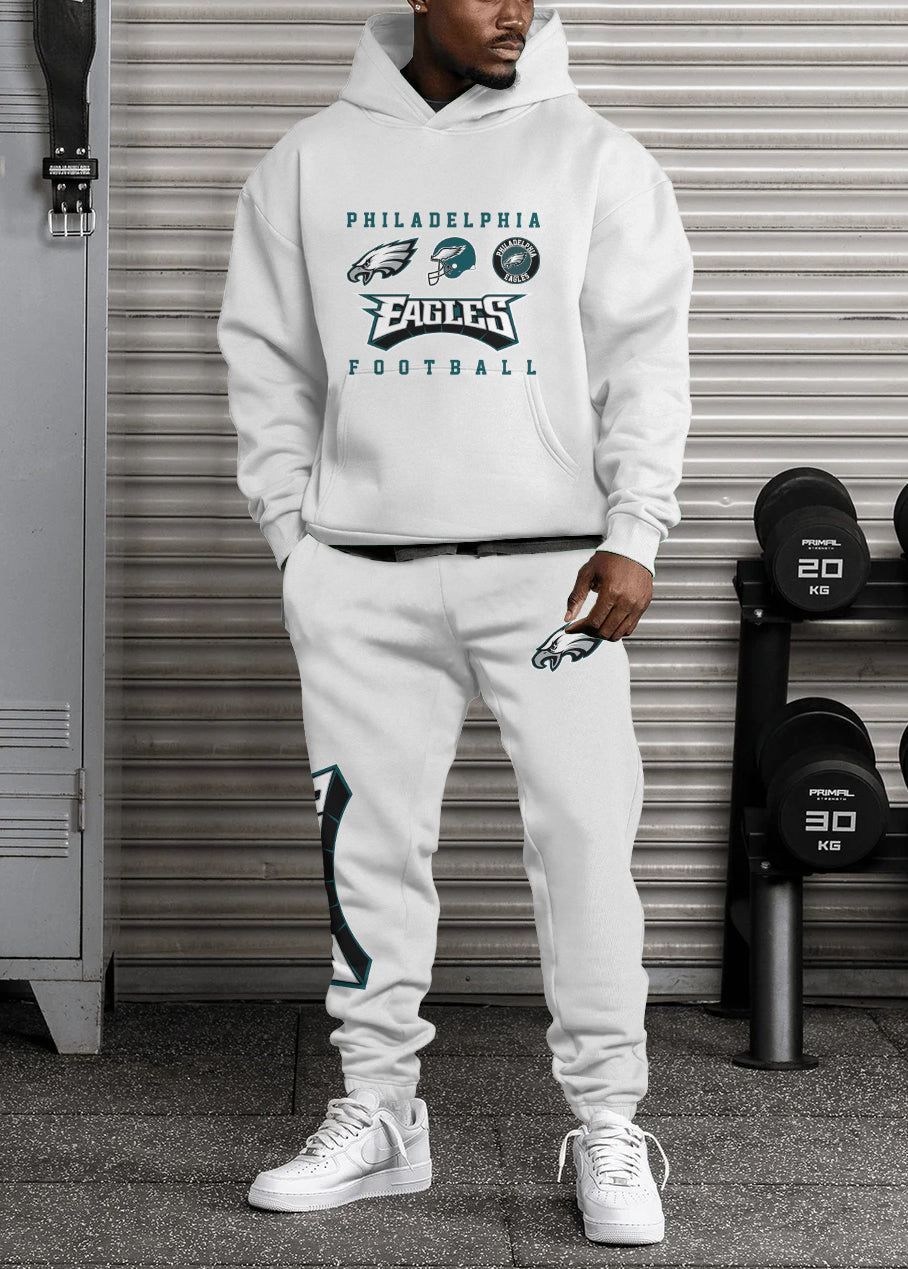 Philadelphia Eagles 3D Printed Pullover Hoodie And Sweatpant 2pcs Tracksuits