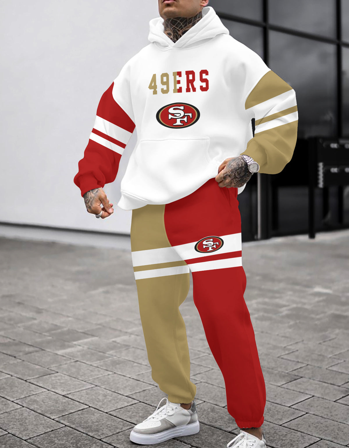 San Francisco 49ers 3D Printed Pullover Hoodie And Sweatpant 2pcs Tracksuits