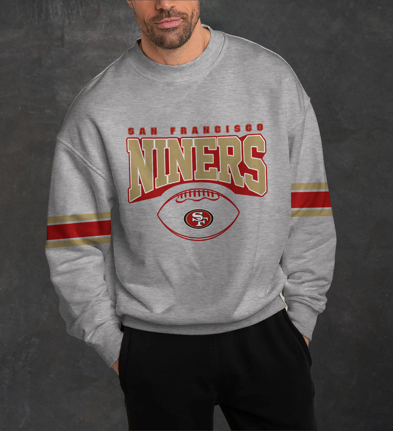 San Francisco 49ers 3D Limited Edition Crew Neck sweatshirt