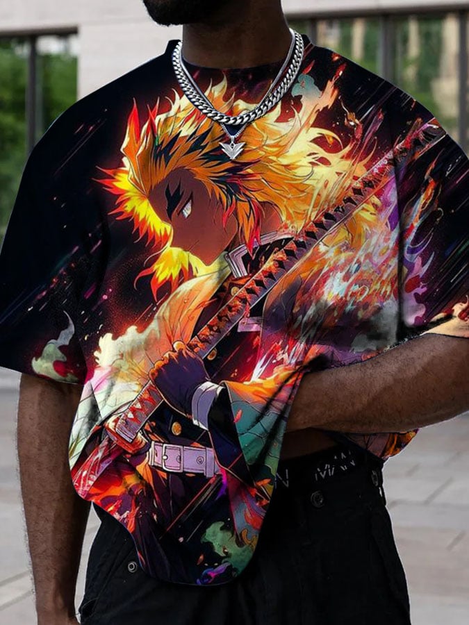 contrasting T-shirt