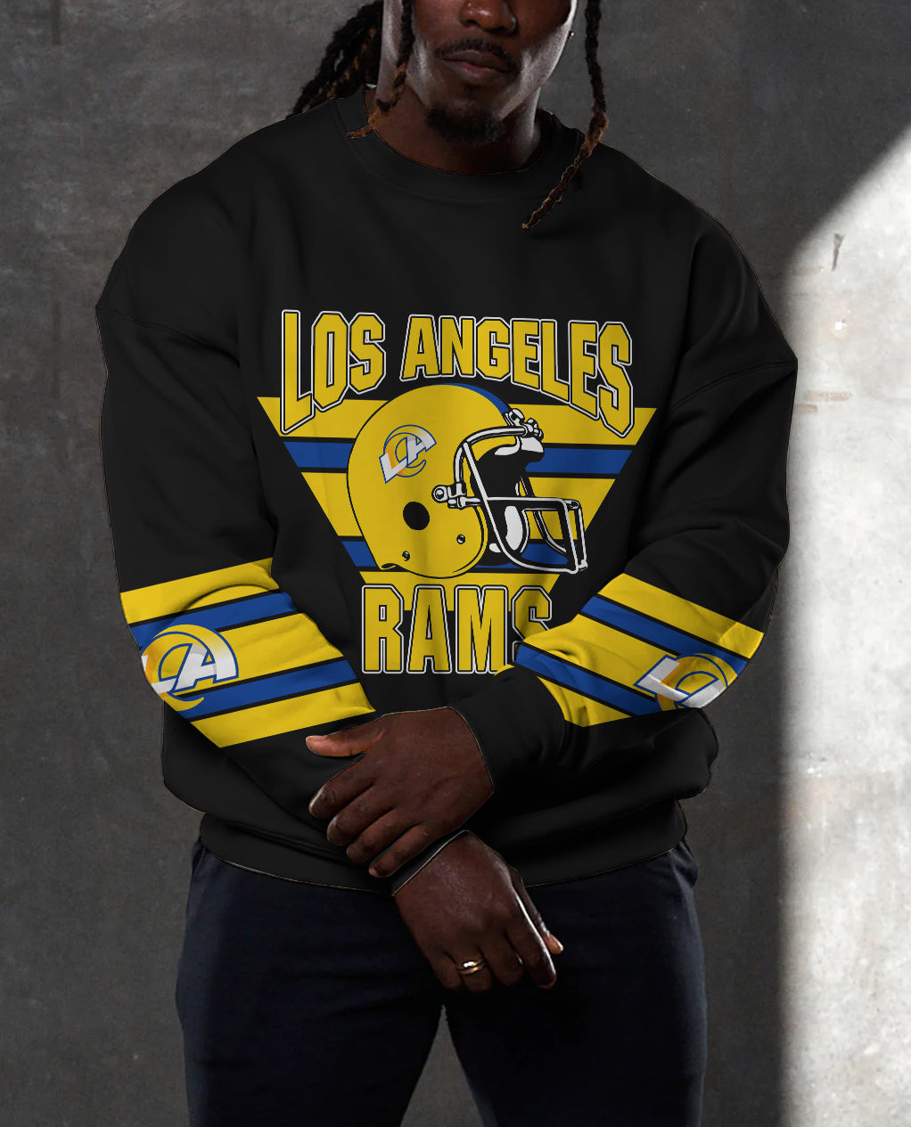 Los Angeles Rams 3D Limited Edition Crew Neck sweatshirt