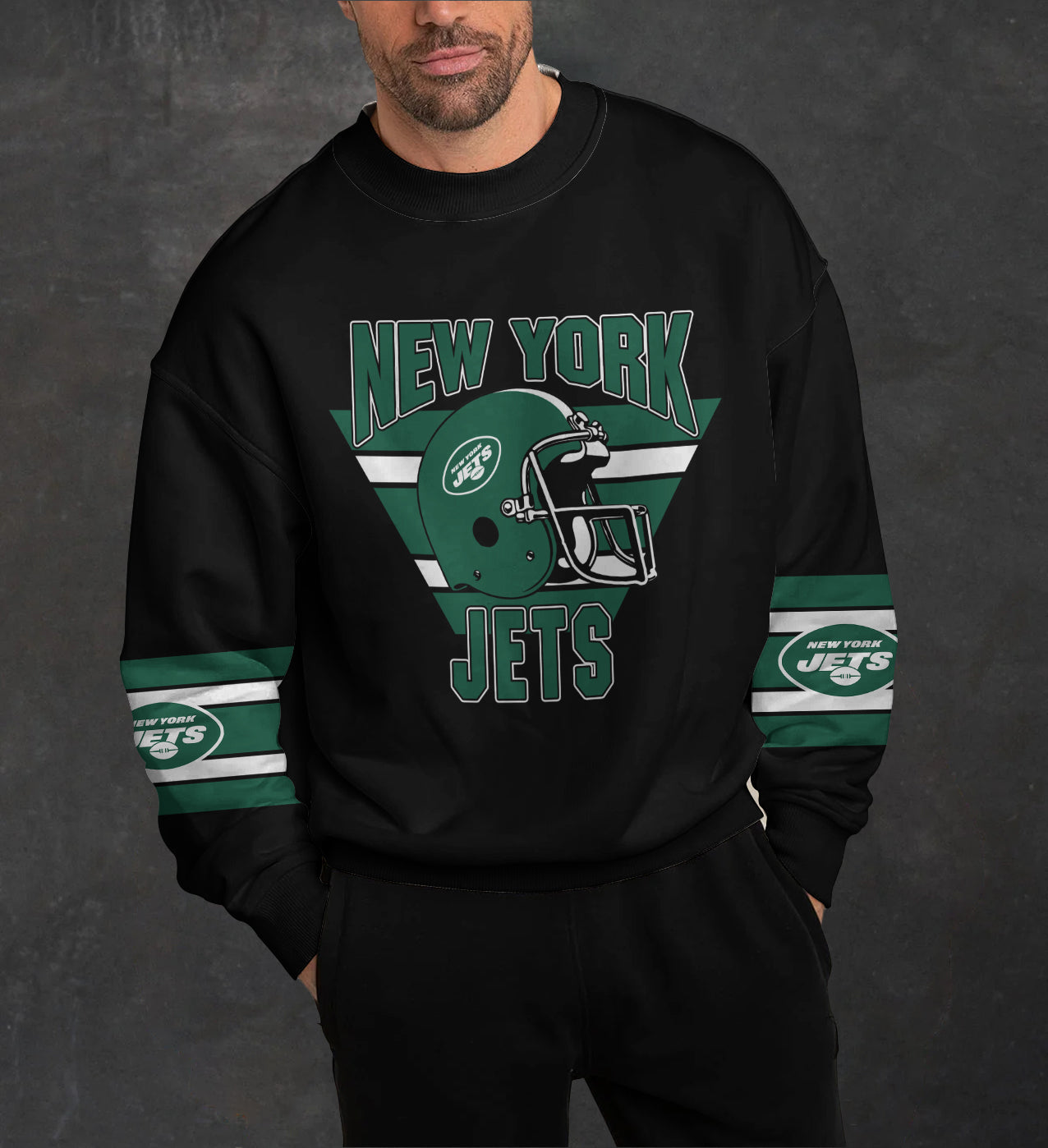 New York Jets 3D Limited Edition Crew Neck sweatshirt