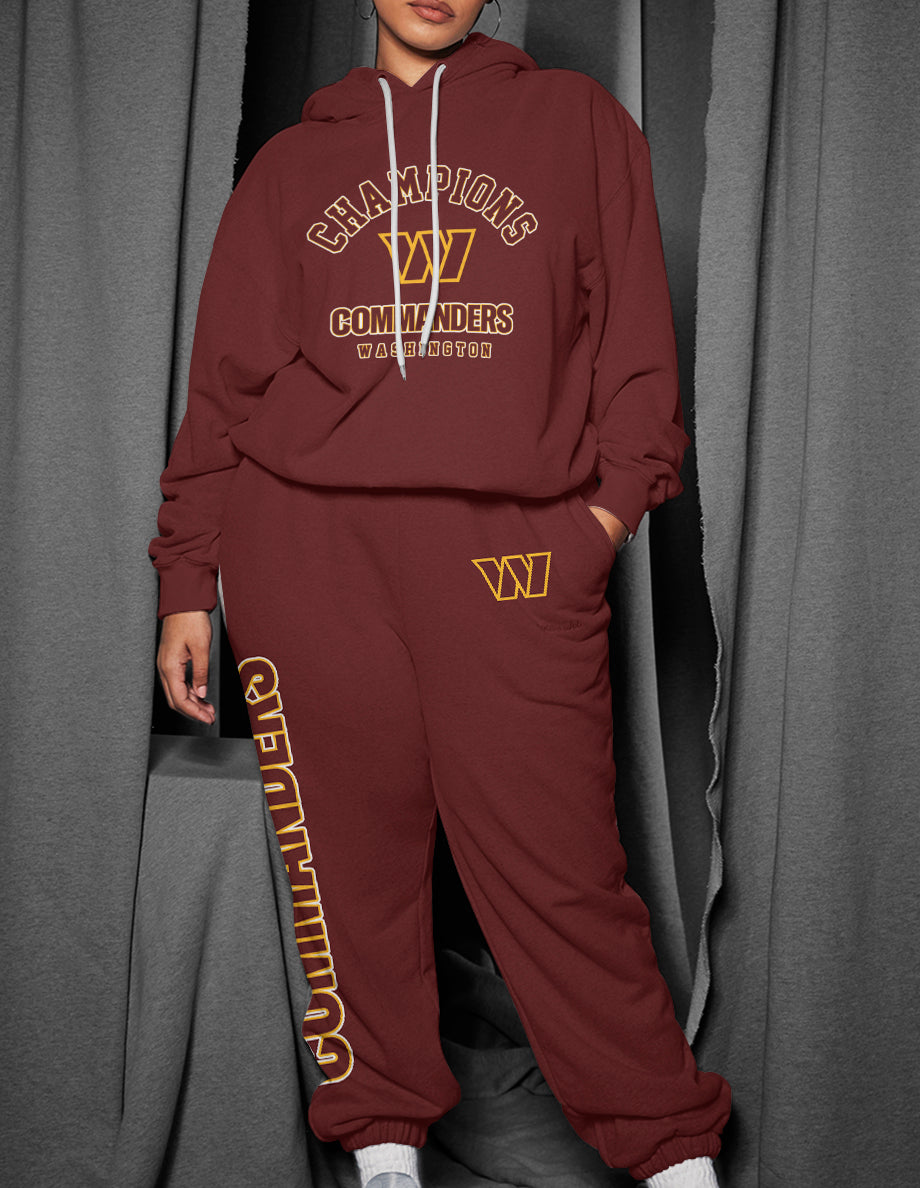 Washington Commanders 3D Printed Pullover Hoodie And Sweatpant 2pcs Tracksuits