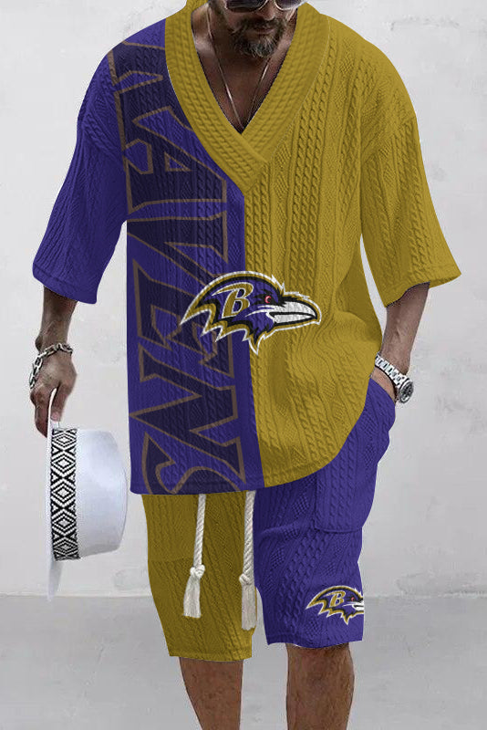 Baltimore Ravens Limited Edition Top And Shorts Two-Piece Suits