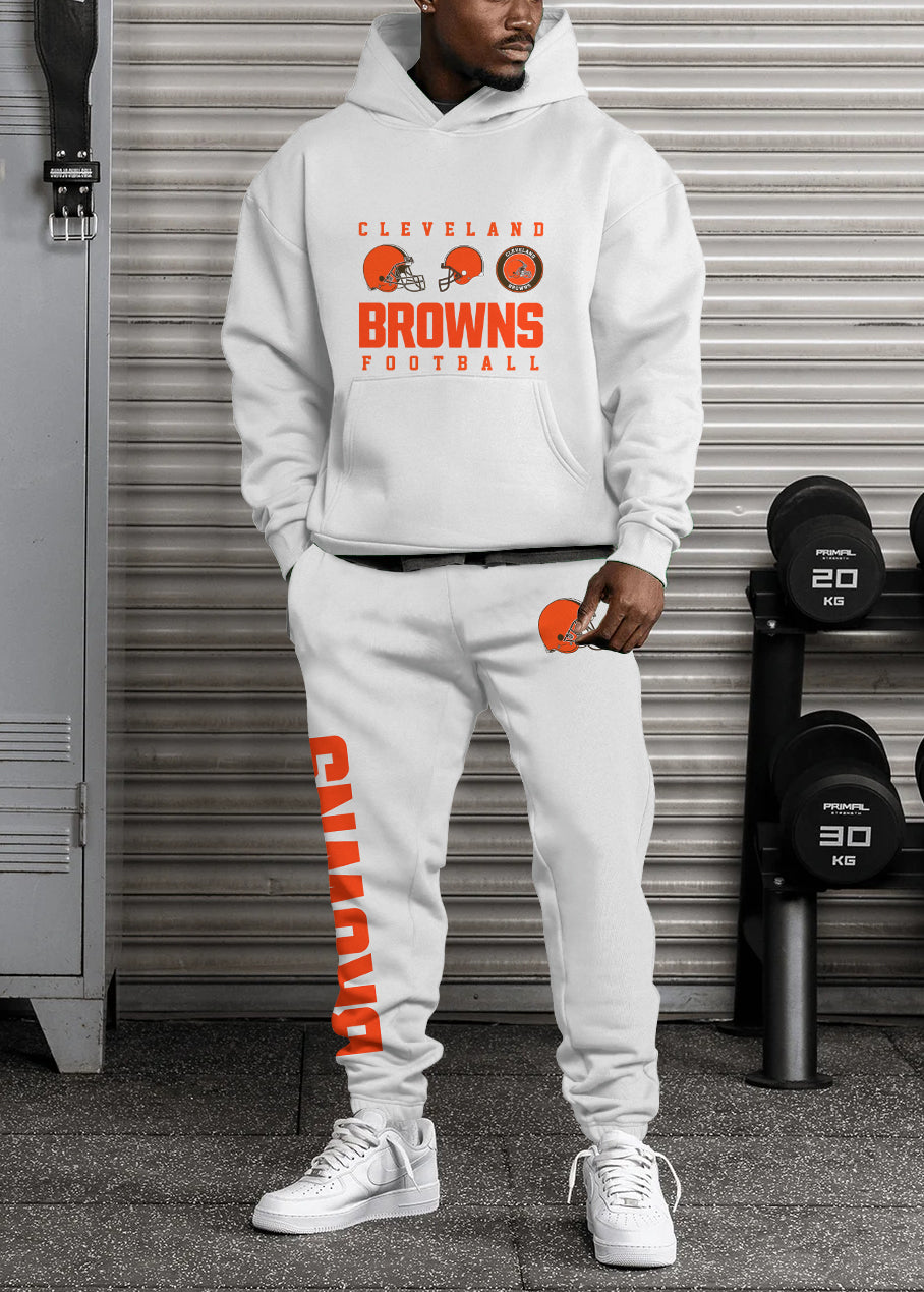 Cleveland Browns 3D Printed Pullover Hoodie And Sweatpant 2pcs Tracksuits