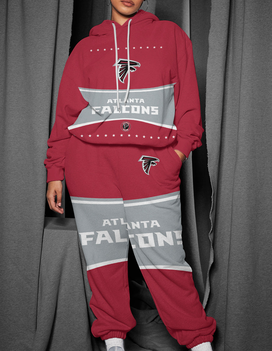 Atlanta Falcons  3D Printed Pullover Hoodie And Sweatpant 2pcs Tracksuits