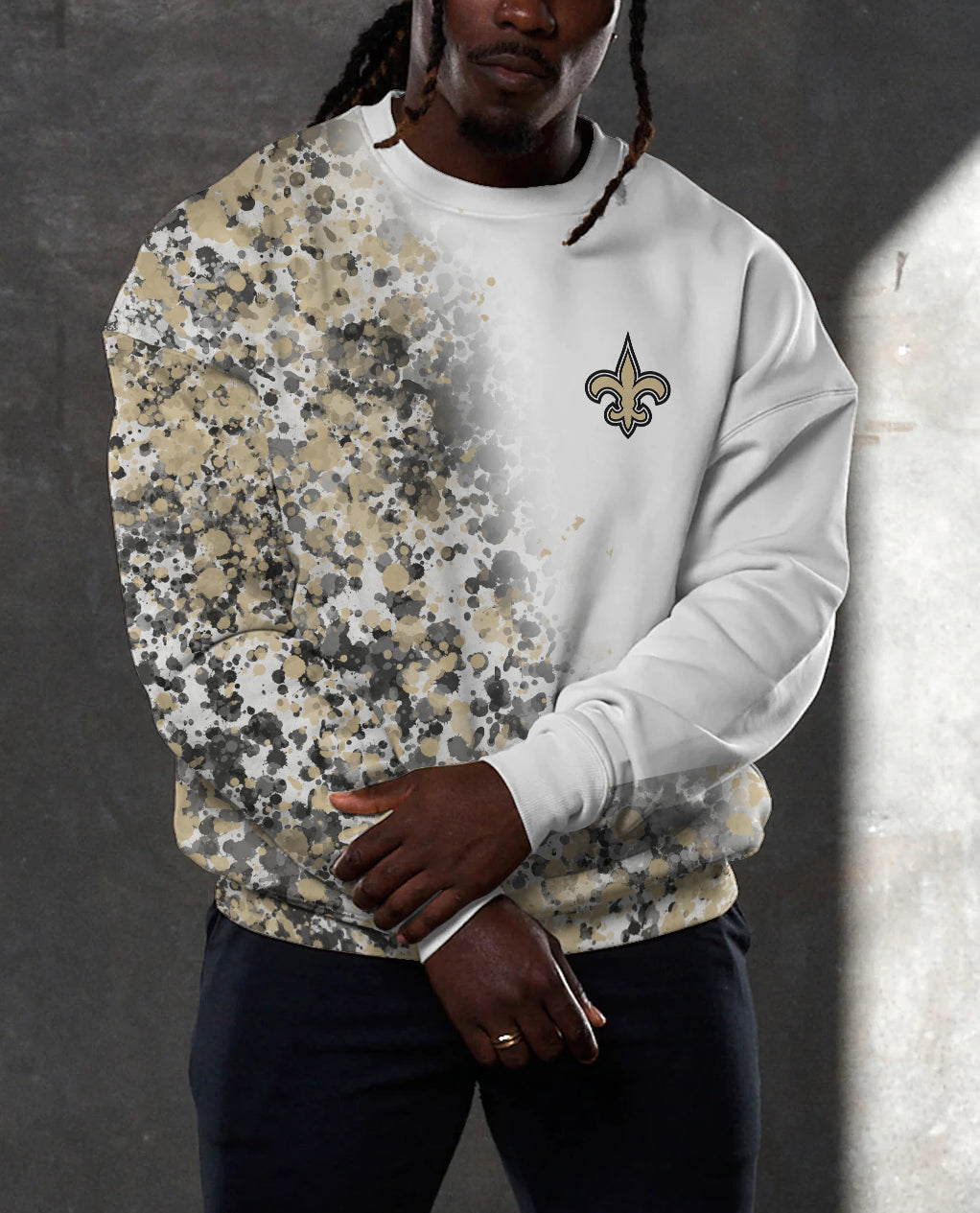 New Orleans Saints 3D Limited Edition Crew Neck sweatshirt